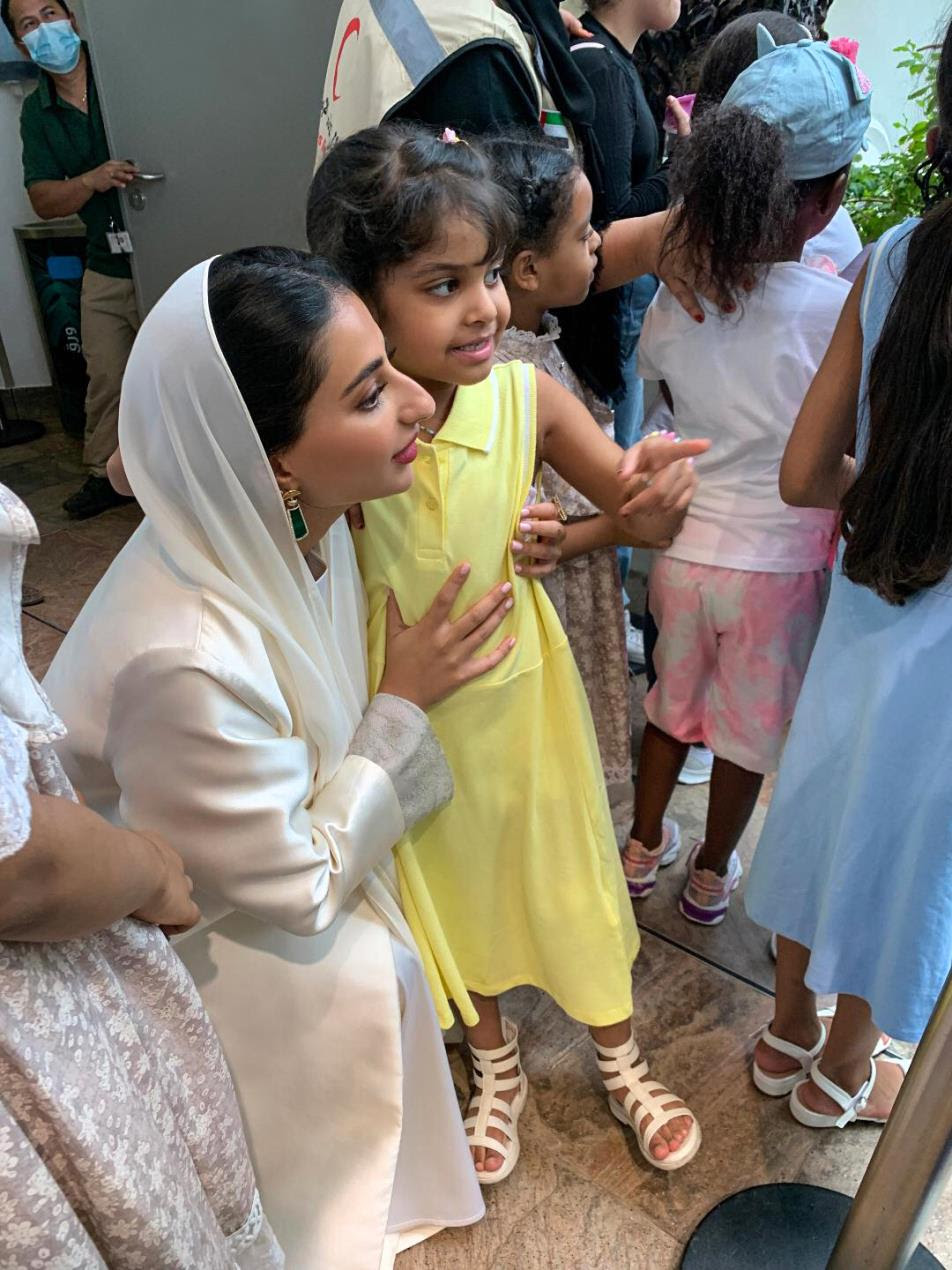 HH. SHEIKHA SANA AL MAKTOUM with children