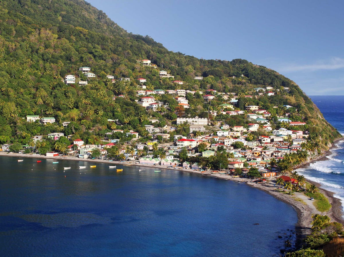 25. (tie) Dominica: 78,000 tourists