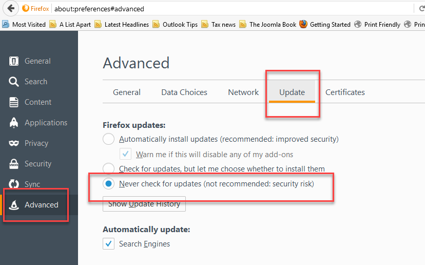 Updates
            Blocked