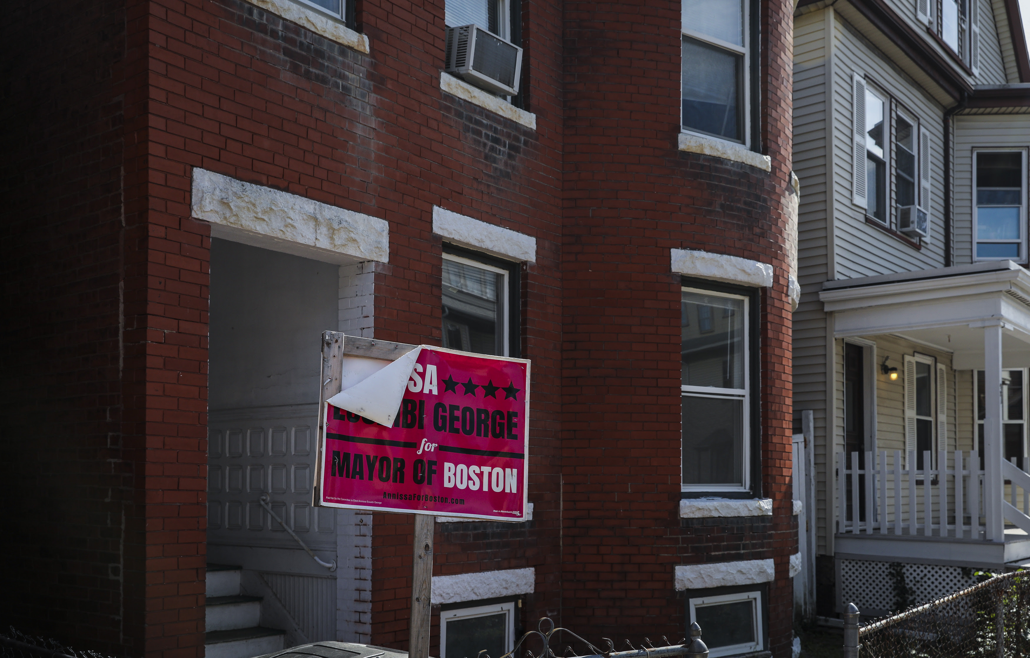 A house on Saxton Street owned by developer Douglas R. George.