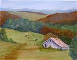 'Valley Farm'  #20 in my 30 Paintings in 30 Days Challenge - Posted on Tuesday, January 20, 2015 by Ginnie Conaway