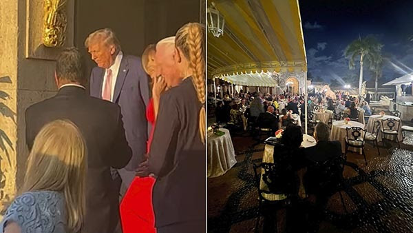 Trump Seen Partying with Melania Shortly After His Indictment