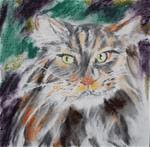 Green Eyed Cat - Posted on Sunday, November 30, 2014 by Donna Crosby