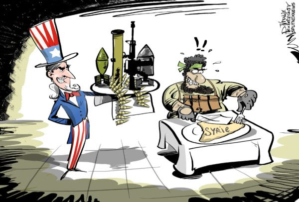 Livraison d’armes US aux terroristes en Syrie:
C’est officiel!