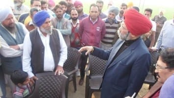 Justice Zora Singh in Faridkot collecting testimonies in February 2016