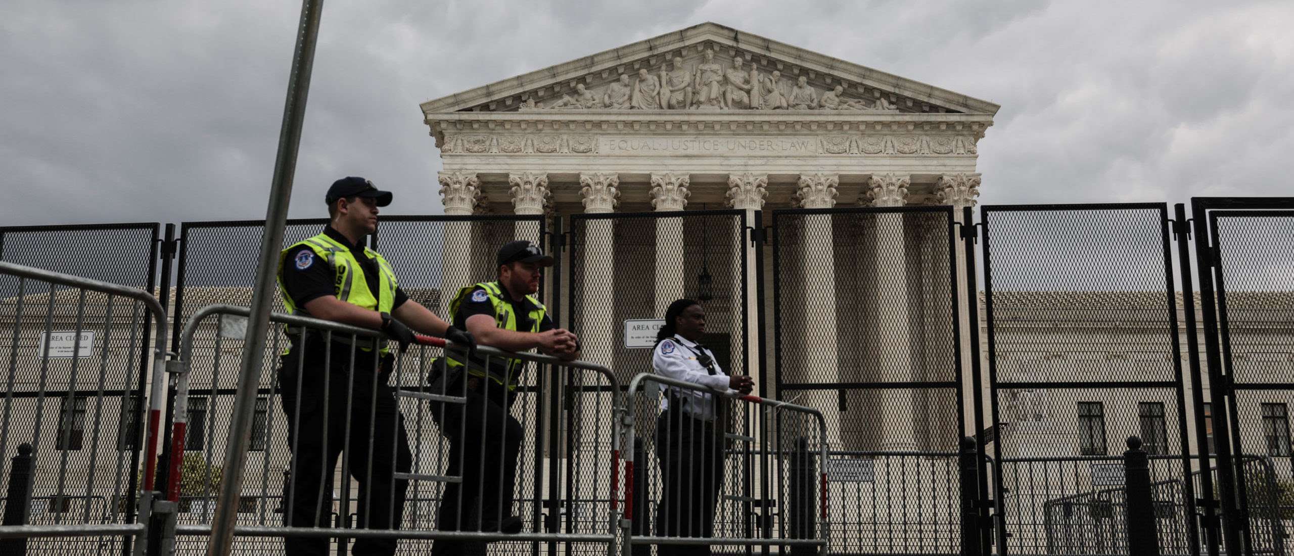 Law Enforcement Prepare For Violence In The Wake Of Unrest Surrounding Reported Roe v. Wade Decision