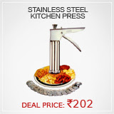 Stainless Steel Kitchen Press with 15 Different Jalies