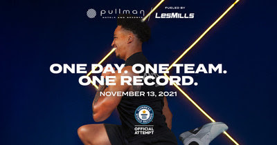 The one-hour virtual strength training class will be specially choreographed by Les Mills and led by Pullman’s Power Fitness Squad. 