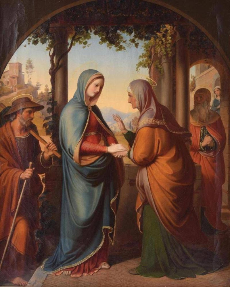 Nawiedzenie Świętej Elżbiety | Tajemnica radosna różańca świętego