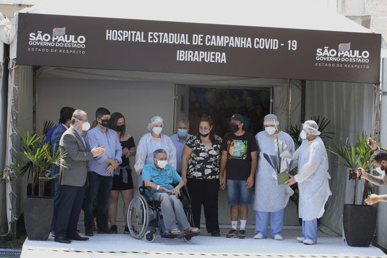 Divulgação/Governo do Estado de São Paulo Desativação do Hospital de Campanha do Ibirapuera