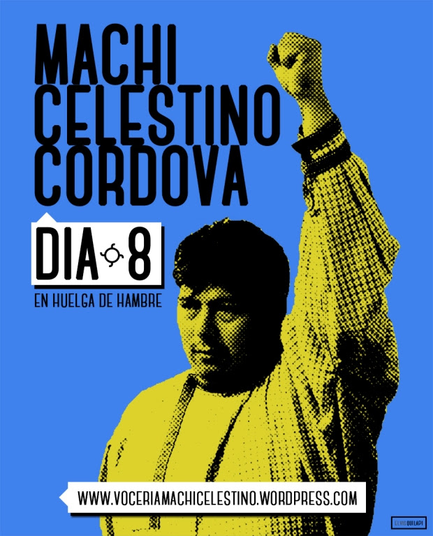 8 DIAS HUELGA DE HAMBRE MACHI CELESTINO