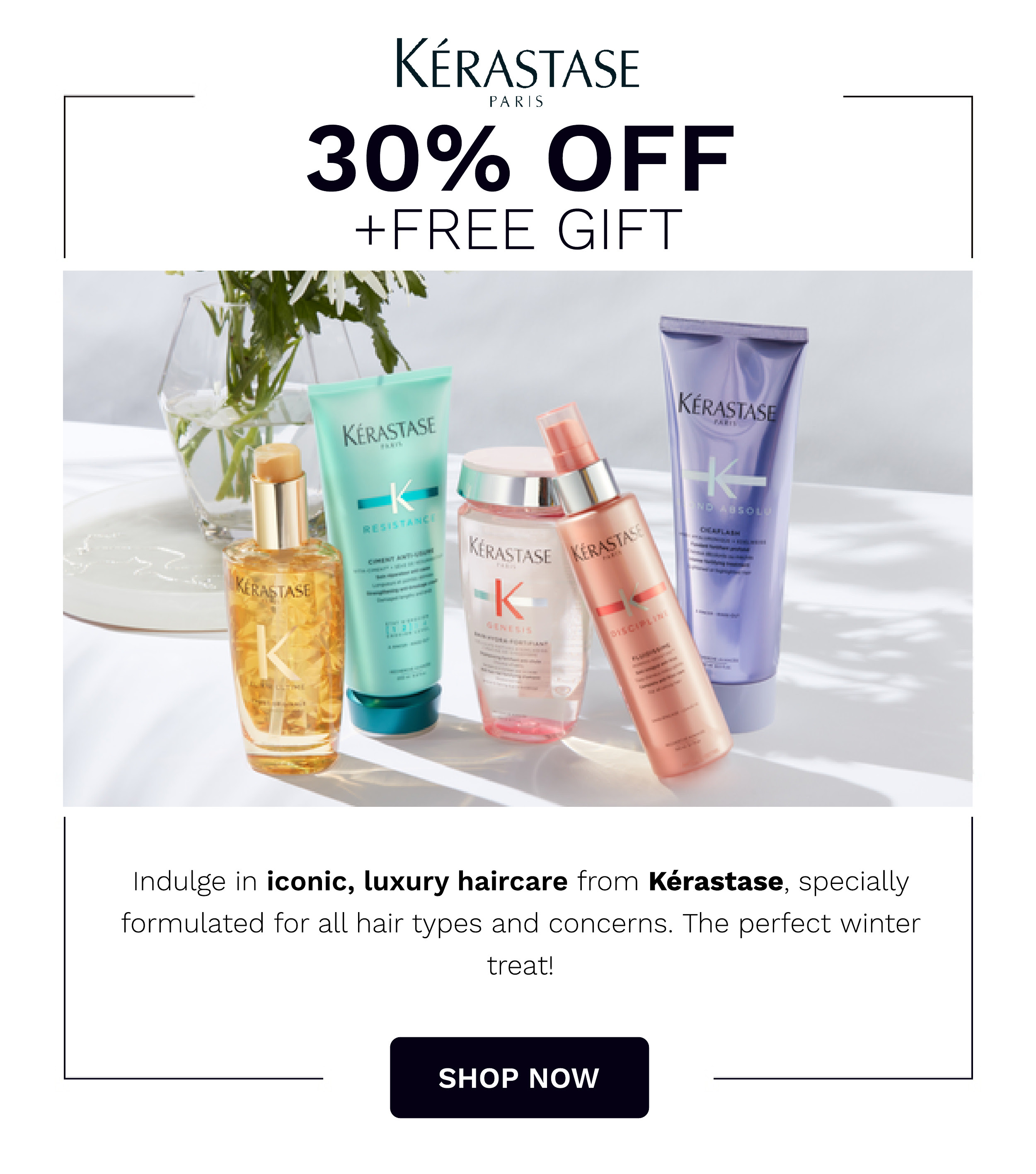 30 PERCENT OFF KERASTASE