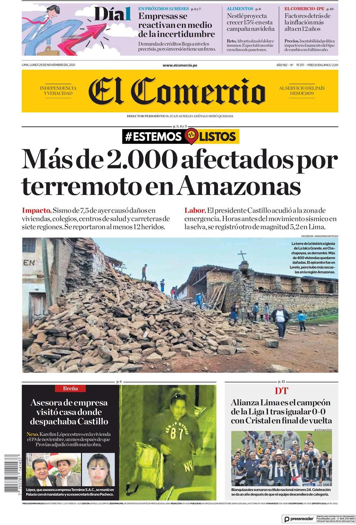 El Comercio - 29/11/2021