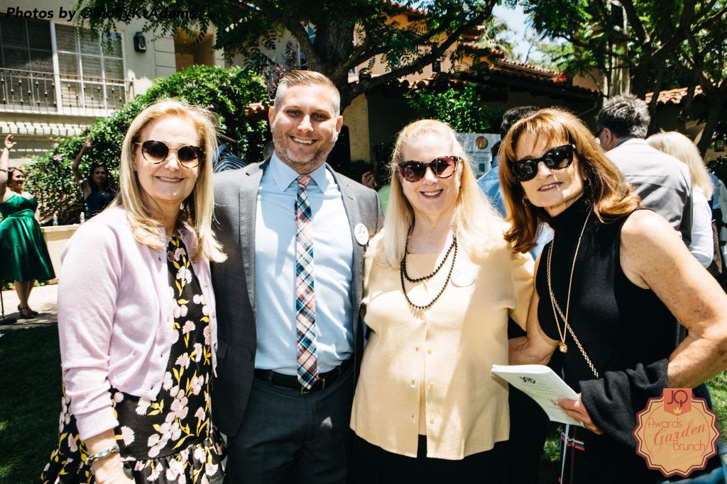 (L to R) Lynn Bider with Asher Gellis and guests of the 2016 Awards Garden Brunch (L to R) Lynn Bider with Asher Gellis and guests of the 2016 Awards Garden Brunch