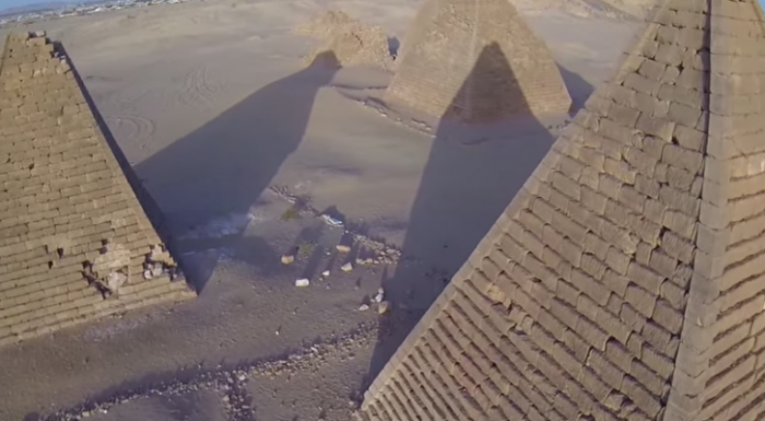 The Incredible Long Lost Nubian Pyramids - Watch via Drone (Video)