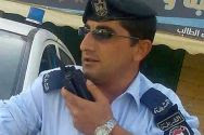 Elite Palestinian Authority Security Police Officer Amjid Sukkari.