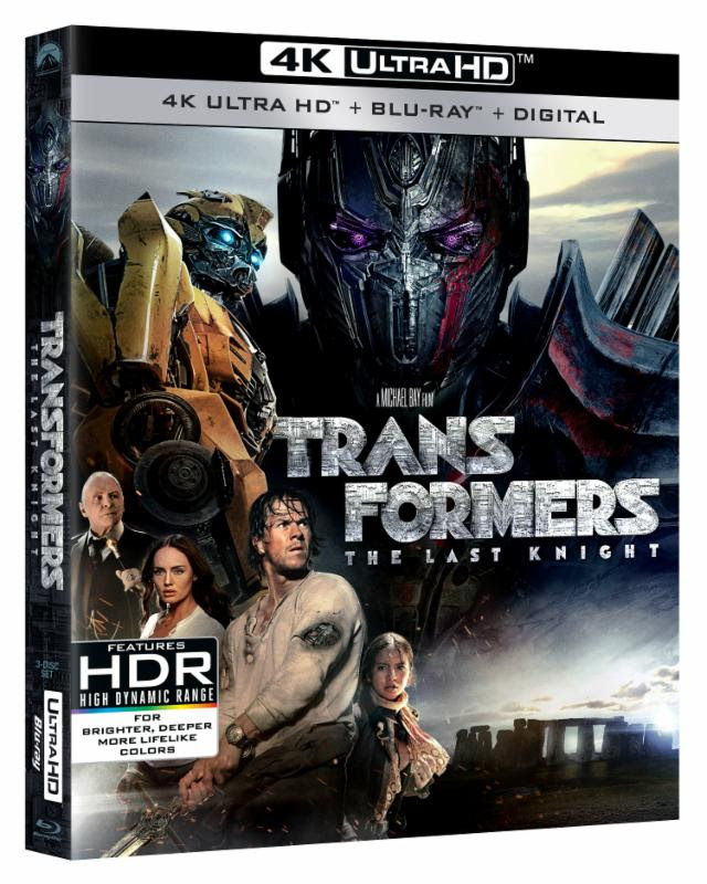 Transformers News: Transformers: The Last Knight Available on Blu-ray and DVD on September 26th Press Release