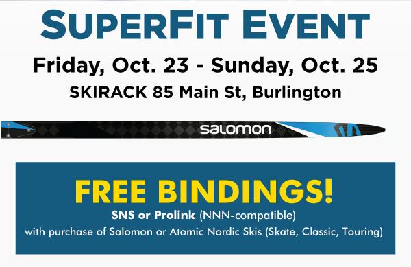 Salomon Nordic SuperFit Event - Oct. 23 - Oct. 25, 2020