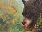 Berry Eatin' Bear - Posted on Sunday, March 22, 2015 by Bonnie Bowne