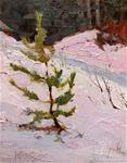 Snoqualmie Pine"  plein air landscape painting by Robin Weiss - Posted on Tuesday, February 3, 2015 by Robin Weiss