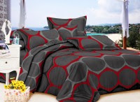 Carah Polyester Printed Double Bedsheet
