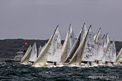 J/80s sailing off GPEN, France
