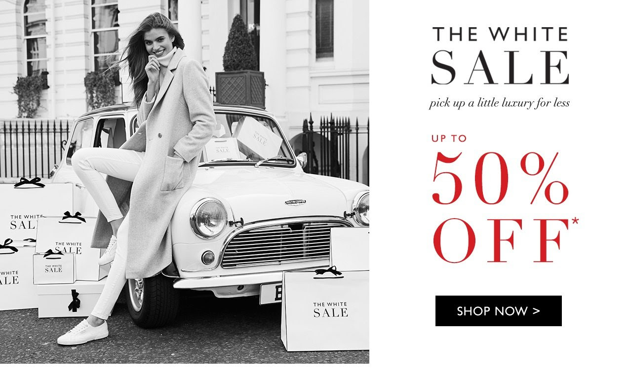 The white company sale: up to 50% off now on!