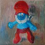 Papa Smurf Toy - Posted on Wednesday, December 17, 2014 by Anna Mikhaylova