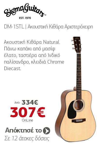 SIGMA DM-1STL Ακουστική Κιθάρα Αριστερόχειρη Natural