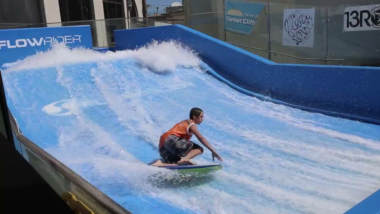 Pro Bodyboard Flowboard San Diego Wave House FlowRider Single Surf Tour
