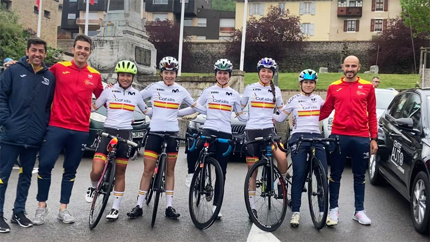 El Pelotón La Selección Española júnior femenina de ciclismo en carretera se concentra en Madrid