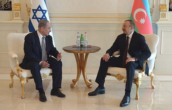 PM Netanyahu with Azerbaijani Pres. Aliyev, Dec. 13, 2016