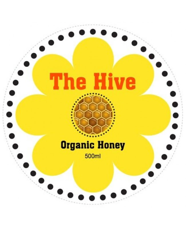 Honey Jar Round Label