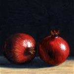 Two Pomegranates - Posted on Saturday, December 6, 2014 by Peter J Sandford