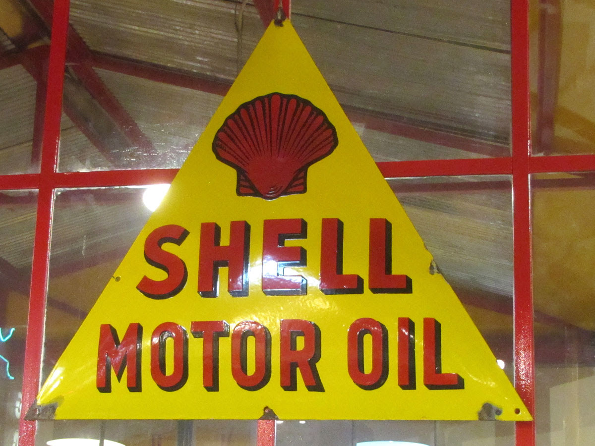 Shell Motor Oil Metal Sign