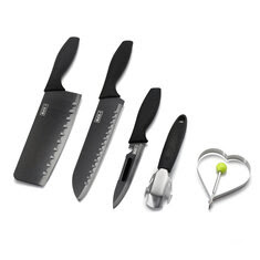 Minleaf 5PCS Kitchen Stainless Steel Knives Set