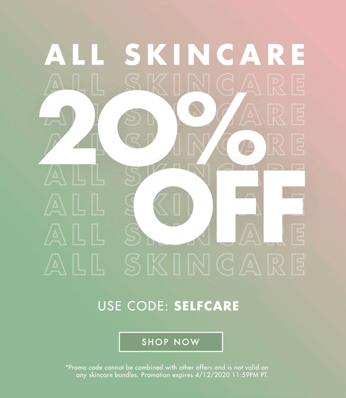 Skincare 20% Off