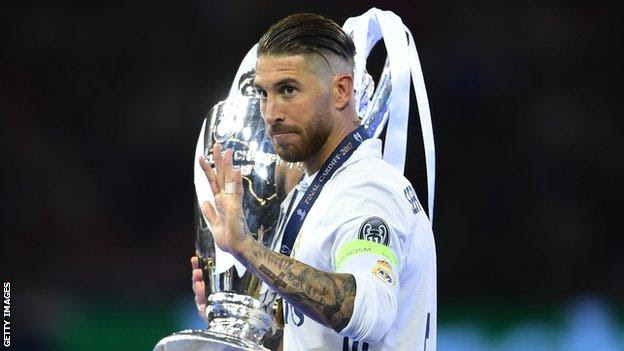 Ramos has won 22 trophies with Real Madrid, including four Champions League titles