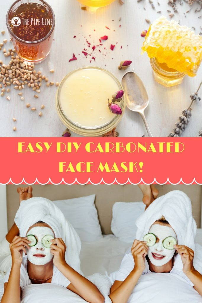 diy carbonated face mask