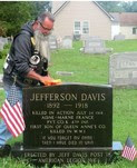 Davis tombstone