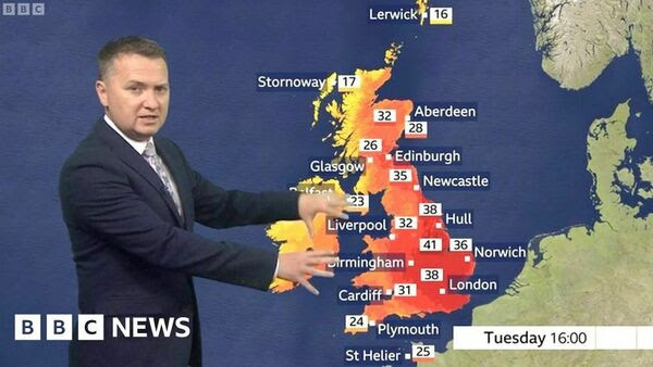 UK heatwave: Weather forecasters report unprecedented trolling