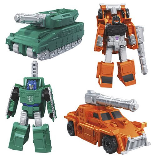Image of Transformers Generations War for Cybertron: Earthrise Bombshock & Decepticon Growl Micromasters 2-Pack