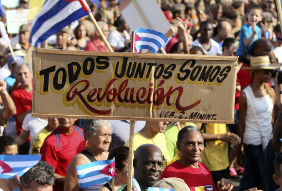 Desfile por el 1ro de Mayo en La Habana. Foto: Ladyrene Pérez/Cubadebate.
