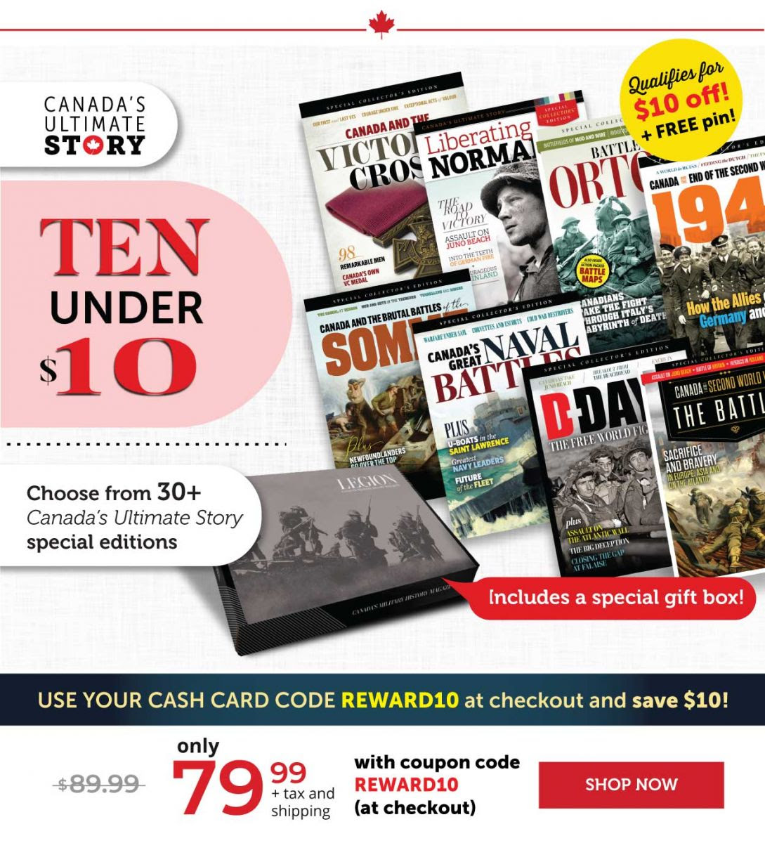 10 under 10 pack