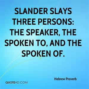 slander