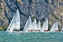 J/70s sailing Lago di Garda