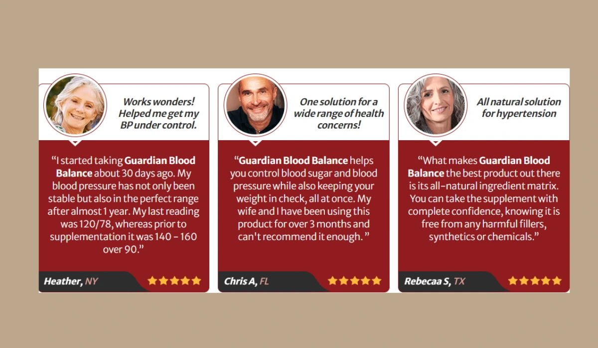 Guardian Blood Balance customer reviews