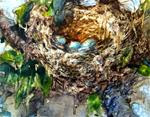 Dryer Lint Nest. - Posted on Thursday, November 13, 2014 by Julie Ford Oliver