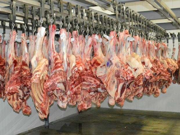 Com restrição de oferta de animais prontos, frigoríficos de MS reduziram volume de abates (Foto: Anderson Viegas/G1 MS)