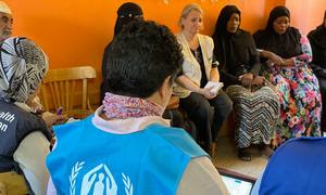 Сотрудники ООН оказывают поддержку беженцам из Судана в Египте.
